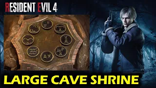 Large Cave Shrine Puzzle: Chapter 4 | Resident Evil 4 Remake