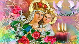 VERY BEAUTIFUL AND MENTAL CONGRATULATION with the Annunciation