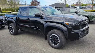 2024 Toyota Tacoma TRD Off-Road MANUAL 4x4 Double Cab in Black