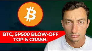 Bitcoin Cycle-ending “Blow Off Top” and Biggest Stock Market Crash This Year