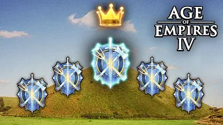 Platinum 8 Player FFA on King of the Hill in AOE4!