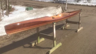Walkthrough of the “Spray” wooden surf ski