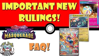 Twilight Masquerade Pokemon TCG FAQ – Important New Pokémon Rulings!! (Pokémon TCG News)