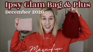 Ipsy Glam Bag & Glam Bag Plus | December 2020 | Unboxing & Try-On