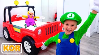 블라드와 니키는 장난감 자동차와 함께 플레이를 척 | 아이들을위한 재미있는 동영상