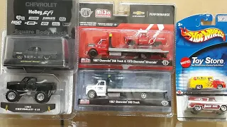 M2 Mijo 1967 C60 Chevy slide back and Silverado unboxing & review along with other mijo exclusives