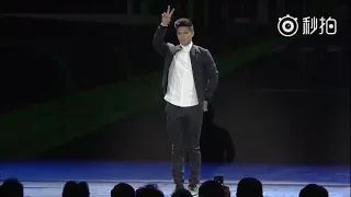 Harry Shum Jr.  Dancing at the Beijing premiere of 'Crouching Tiger Hidden Dragon Sword of Destiny'