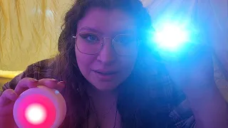 | ASMR | Eye Exam After A Fall | Face Touching | Light Triggers | Personal Attention