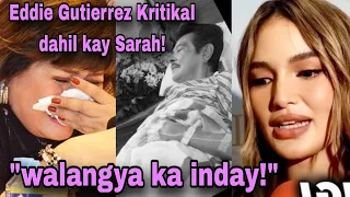 Eddie Gutierrez, INATAKE sa PUS0 dahil sa GINAWA ni SARAH LAHBATI sa anak na si RICHARD GUTIERREZ!