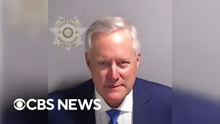 Former White House chief of staff Mark Meadows surrenders in Georgia, Trump soon to follow