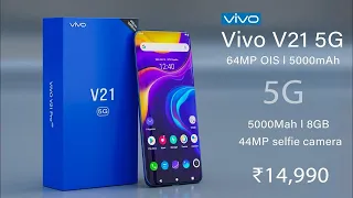 Vivo V21 5g | 44MP OIS Front Camera | Dimensity 800u | 90hz Super Amoled Display | India launch date