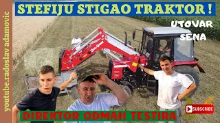 STEFIJU STIGAO TRAKTOR!DIREKTOR ODMAH TESTIRA:UTOVAR SENA;STEFY BUYED A NEW TRACTOR! MTZ BELORUS 820