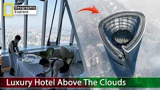 World’s tallest hotel above the clouds | J Hotel Shanghai Tower in China is a luxury hotel 2022