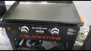 Seasoning the Blackstone 28 inch Griddle for the first time