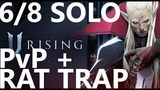 V Rising June 8 Fresh Solo Wipe - Nonstop PvP and Rat Traps - Gatekeeping Quincey - Harvesting Souls