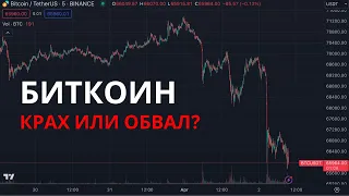 ОБВАЛ Биткоина! Крах роста рынка? Стоит ли выкупать просадку?