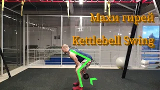 Махи гирей. Kettlebell Swing. Техника выполнения