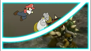 Subspace Emissary Reanimated - Bowser Kidnaps Peach + Comparison