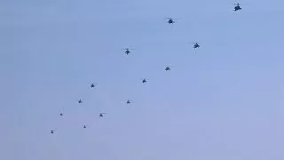 Formation Flight Training • AH-64 Apache and CH-47 Chinook