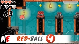 RED Ball 4 LEVEL 63 ПОДЗЕМНЫЕ ХОДЫ