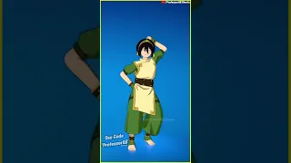 Fortnite Make Some Waves Tiktok Emote With Toph Beifong Skin 🍑😘😜😍 Avatar Collab 🔥