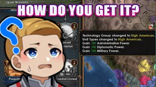 You can now get High American tech in EU4