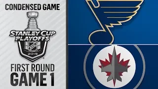 St. Louis Blues vs Winnipeg Jets R1, Gm1 apr 10, 2019 HIGHLIGHTS HD