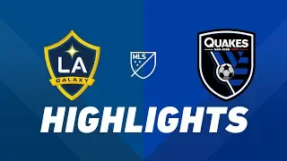 LA Galaxy vs. San Jose Earthquakes | HIGHLIGHTS - July 12, 2019