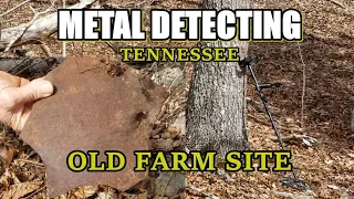 Metal Detecting Old Farm Site in the Old Tennessee Woods