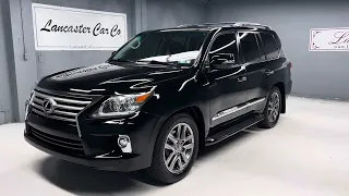 JUST TRADED!  2015 Lexus LX570 all wheel drive with only 96,424 miles!