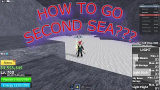 Roblox. Blox fruits. How to go second sea. New world. Full tutorial.