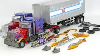 Transformers KO Black Mamba LS-03F Oversized DOTM Upgrade Optimus Prime Truck Robot Toys