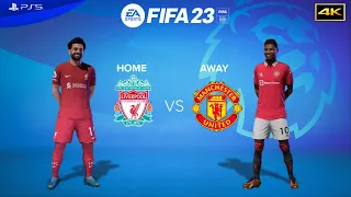 FIFA 23 - Liverpool vs Manchester United | Premier League Full Match 22/23 | Gameplay PS5 4K