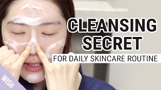 A Perfect Facial Cleansing Secret for Daily Skincare Routine | Wishtrend TV