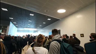 Chaos at Lisbon airport