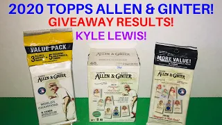 2020 TOPPS ALLEN & GINTER BASEBALL RETAIL REVIEW! BLASTER BOX, VALUE PACK, & FAT PACK! WINNER PICKED