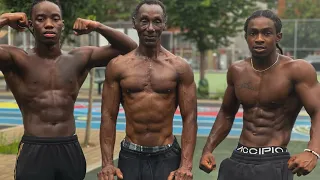 Shredded 64 Year Old Teaches Push-ups & Pull-ups