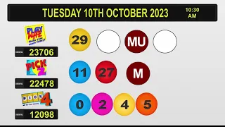 NLCB Draws  Tuesday October 10th 2023