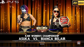 WWE 2K23 (PS5) - BIANCA BELAIR vs ASUKA | WOMEN'S CHAMPIONSHIP MATCH | WRESTLEMANIA 39 [4K HDR]