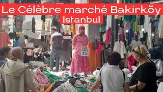 Le meilleur et immense marché  Bakirköy d'Istanbul. Nouvelle vidéo