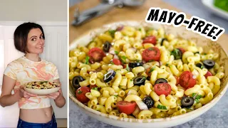 Italian-Style Vegan Macaroni Salad with No Mayo | The Best Mayo-free Vegan Pasta Salad!