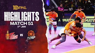 Match Highlights: Telugu Titans vs Puneri Paltan | January 1 | PKL Season 10