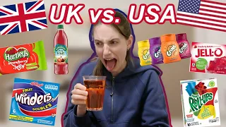 UK vs. USA Snack Taste Test