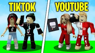 TIKTOK vs YouTube PORODICA U BROOKHAVENU! Roblox RP