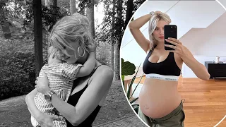 Lena Gercke posiert mit Babybauch!zum zweiten Mal schwanger?