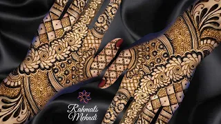 very beautiful stylish back hand mehndi design | easy mehndi design | mehandi ka design | mehndi.