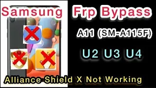Samsung A11 Frp Bypass |Samsung A115F Google Account Android 11|Frp Bypass A115F U2 U3 U4 Android 11