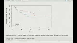 Statistical Learning: 11.R.1 Survival Curves   Brain Cancer Data