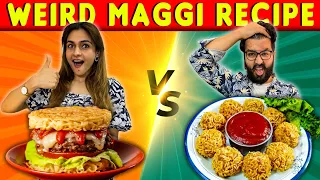 We Tried The EXTREMELY WEIRD MAGGI RECIPES 🤢🤮