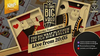 💸 Final Day of €10.000 "The Grand Big Wrap" Platinum PLO High Roller live from King's Resort 👑